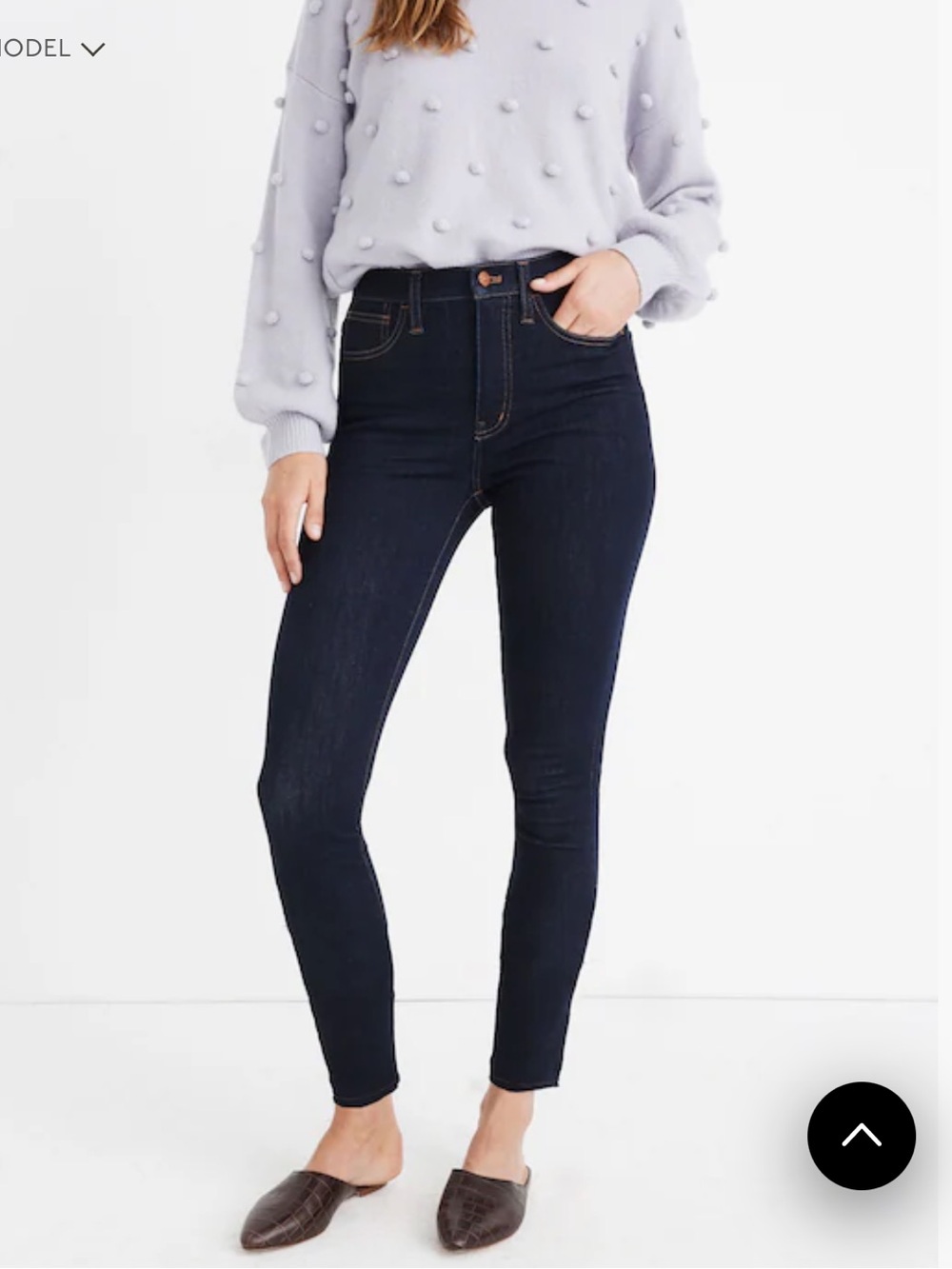 Madewell Roadtripper High Waist Jeggings Skinny Jeans Dark Wash Sz 28